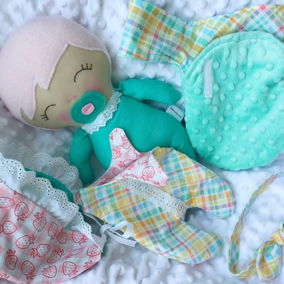 Complete Baby Doll Set, Soft Doll with Clothes, Te - Picture 7 of 7